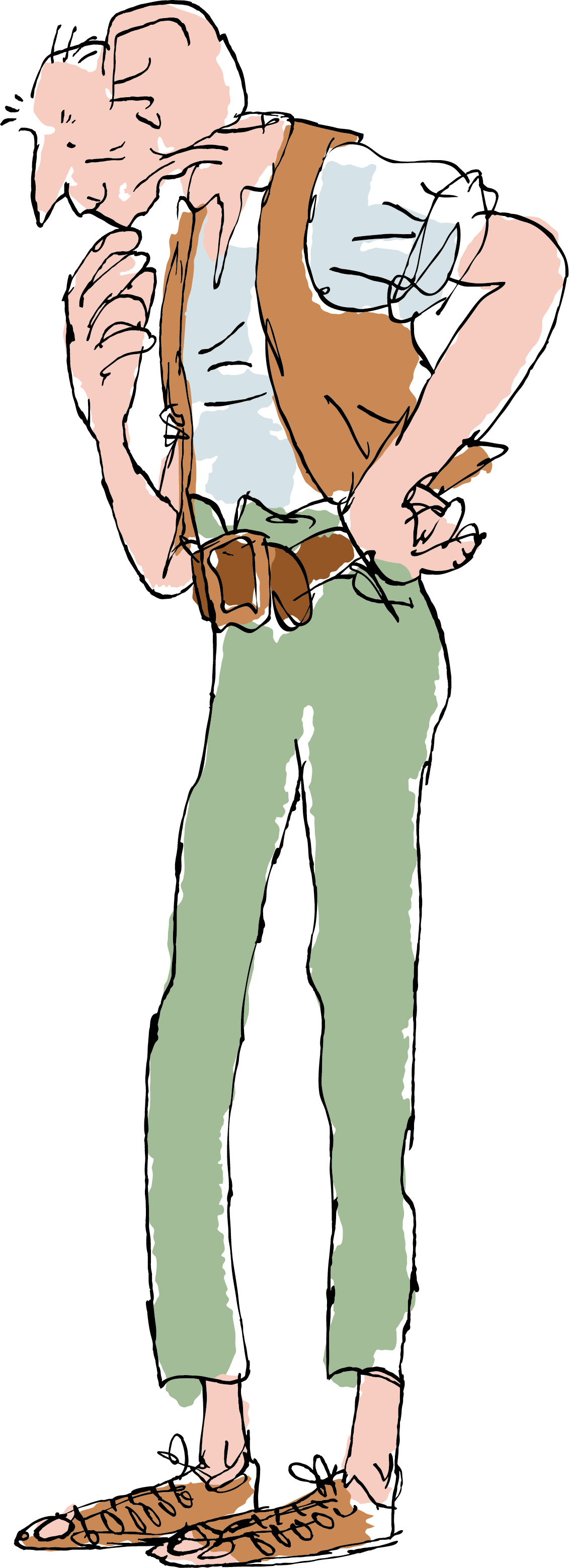 Illustration of the Big Friendly Giant (BFG)