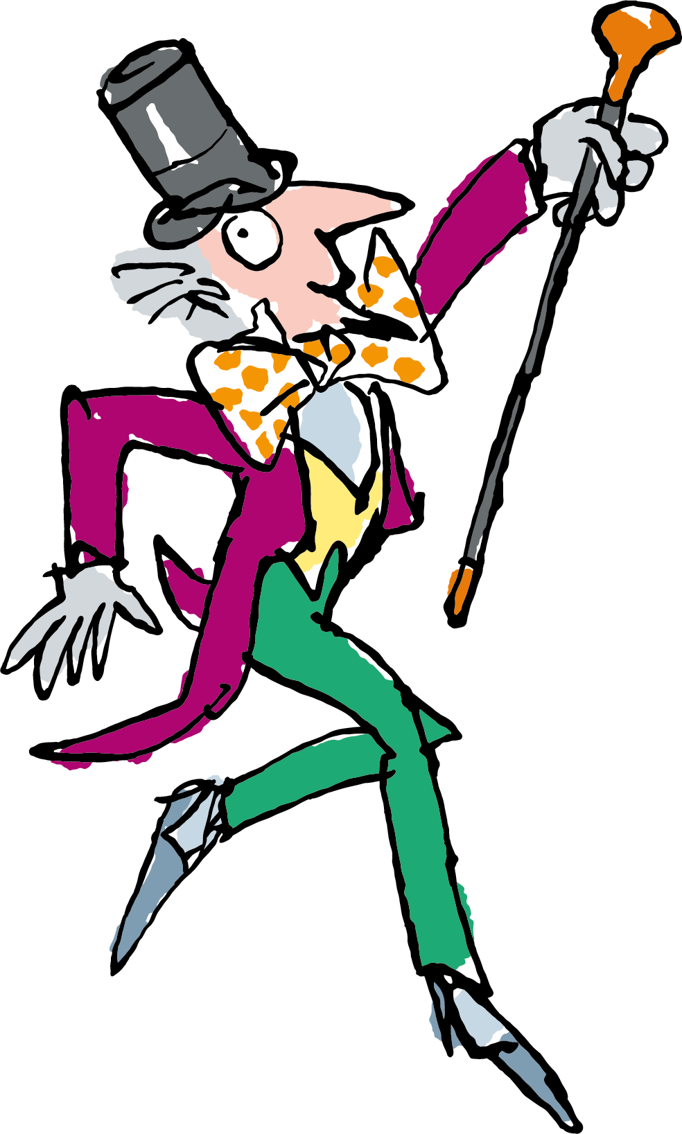Illustration of Mr Wonka